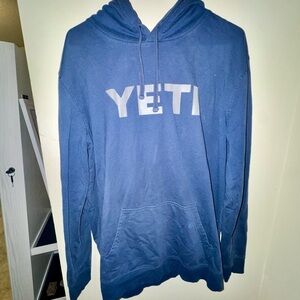 Yeti Dark Blue 100% Pima Cotton Hoodie